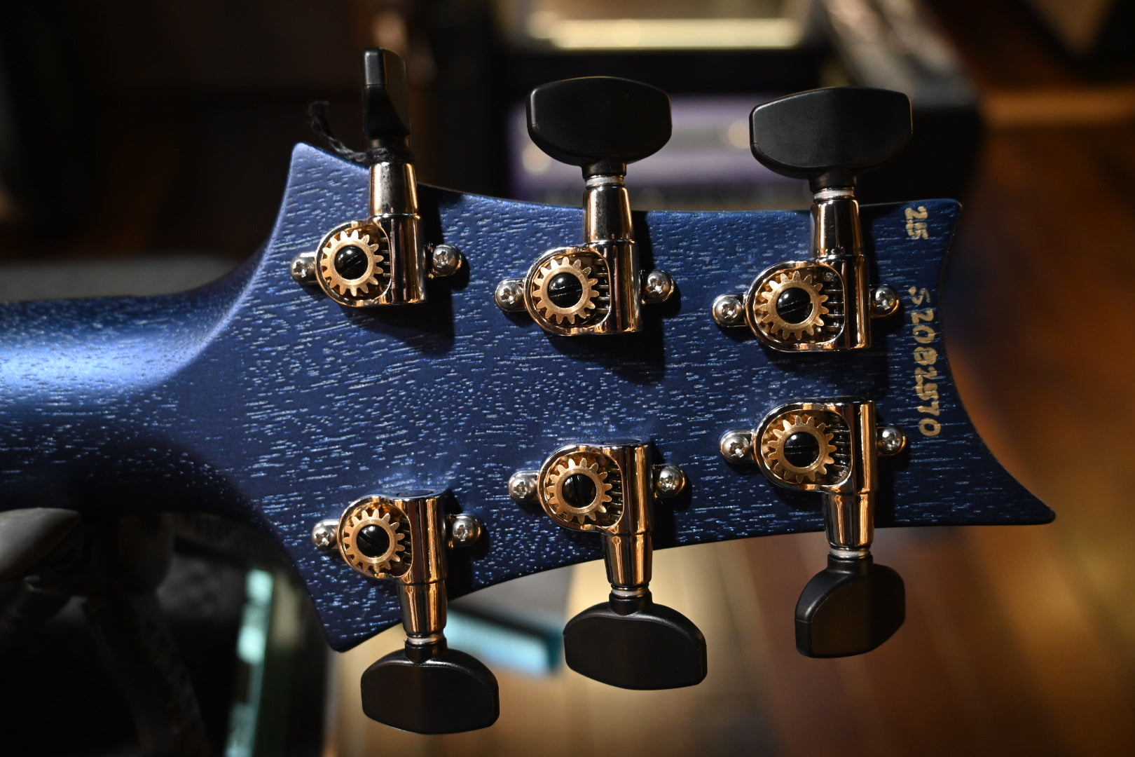 PRS S2 Vela Satin - Midnight Metallic Guitar #2570 - Danville Music