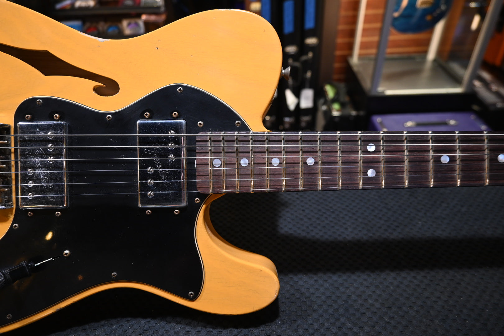 Fender Custom Shop Limited Edition “Bobbed” Telecaster Thinline Relic 2024 - Butterscotch Blonde Guitar #4945 - Danville Music
