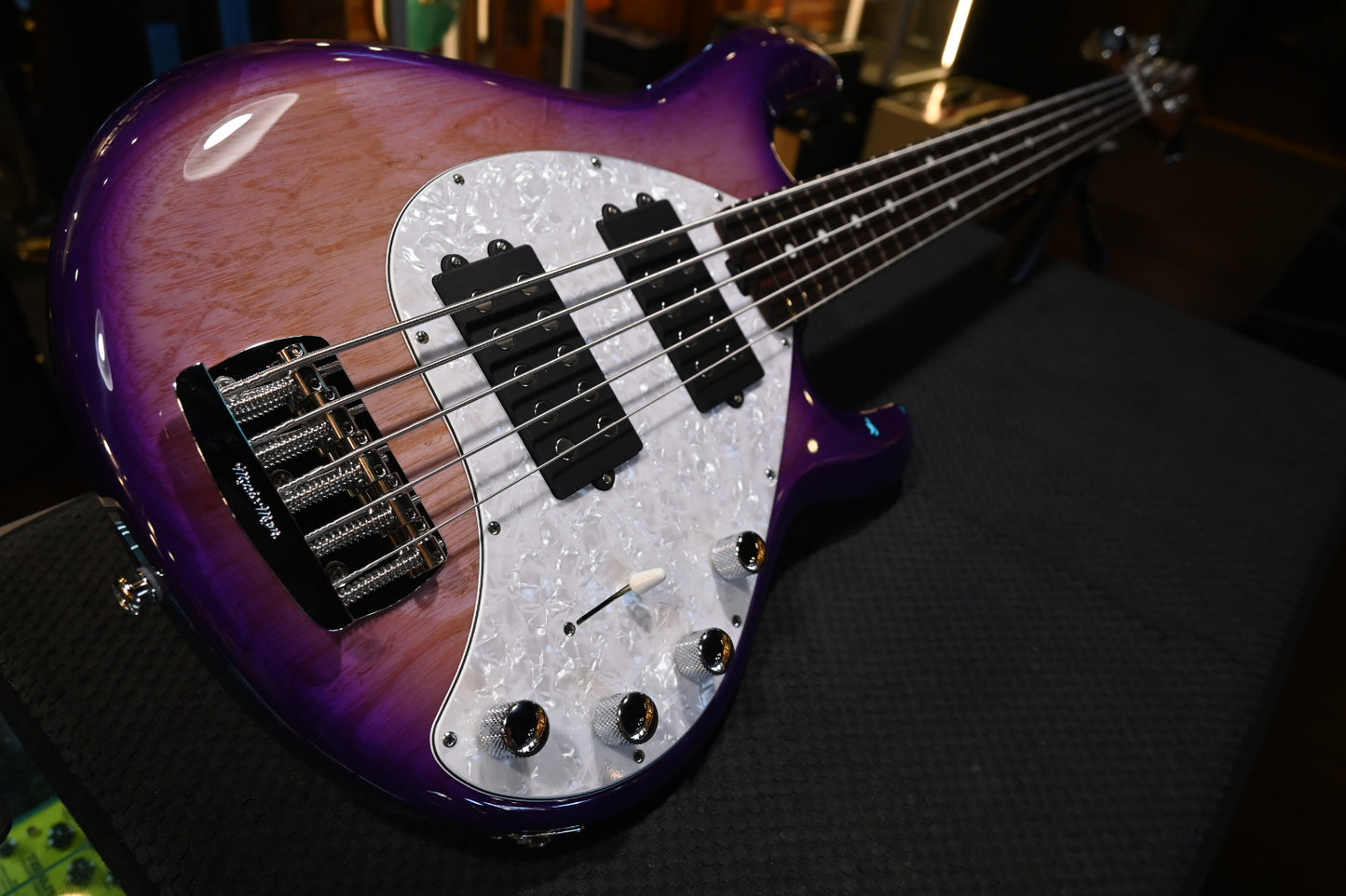 Music Man Stingray Special 5 HH - Purple Sunset Bass #9056