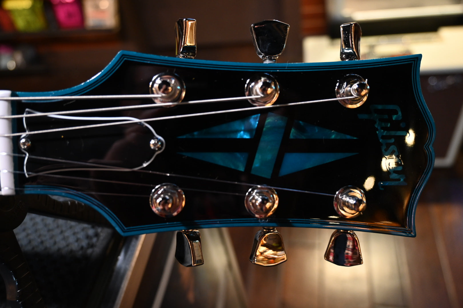 Gibson Custom Shop Les Paul Axcess Custom Peacock Widow Stopbar - Peacock Widow Guitar #0331 - Danville Music