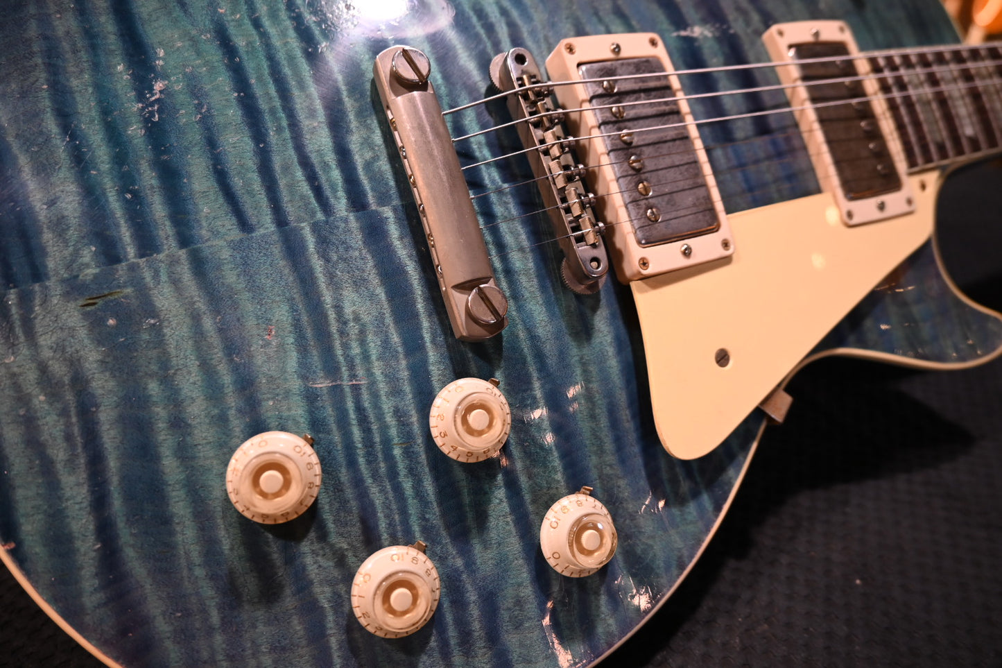 Gibson Custom Shop 1959 Les Paul Standard Reissue Murphy Lab Light Aged - Ocean Magenta Guitar #3196 - Danville Music