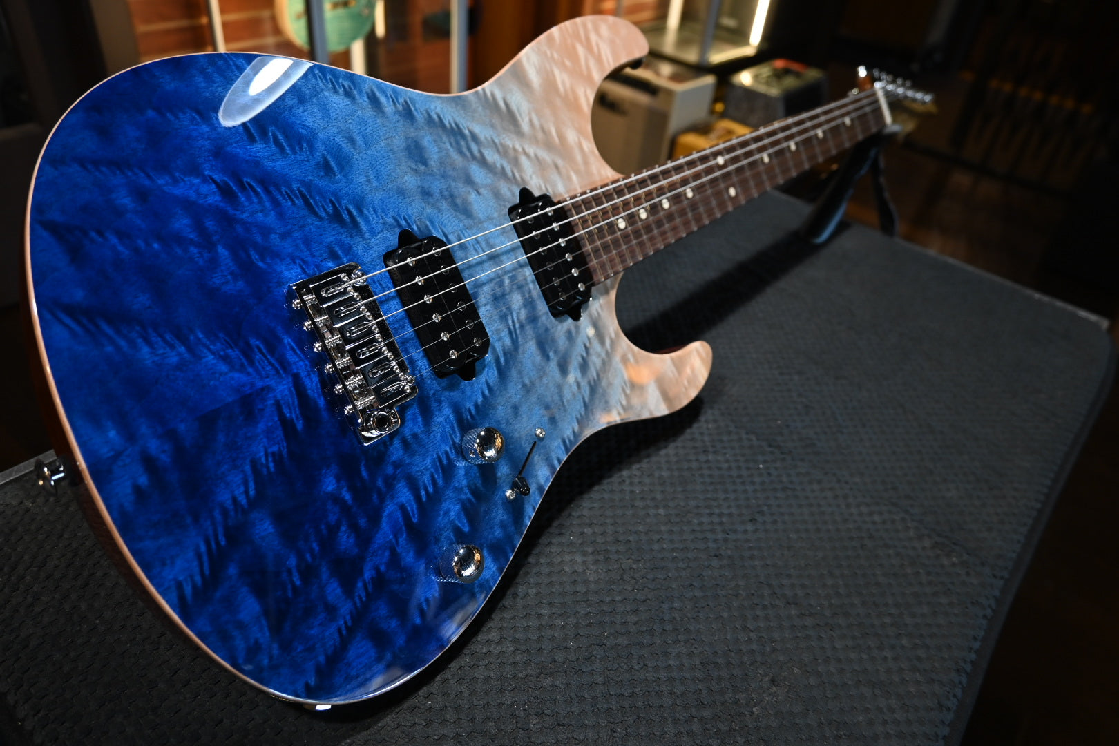 Suhr Modern Set Neck LE - Blue Fade Guitar #4888 USED - Danville Music
