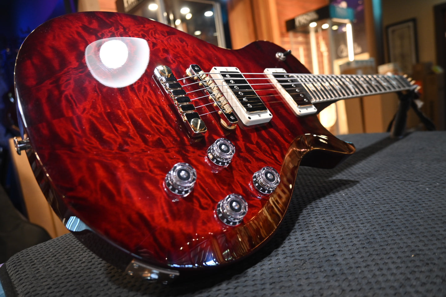 PRS S2 McCarty SC 594 Single-Cut Quilt - Fire Red Guitar #0160