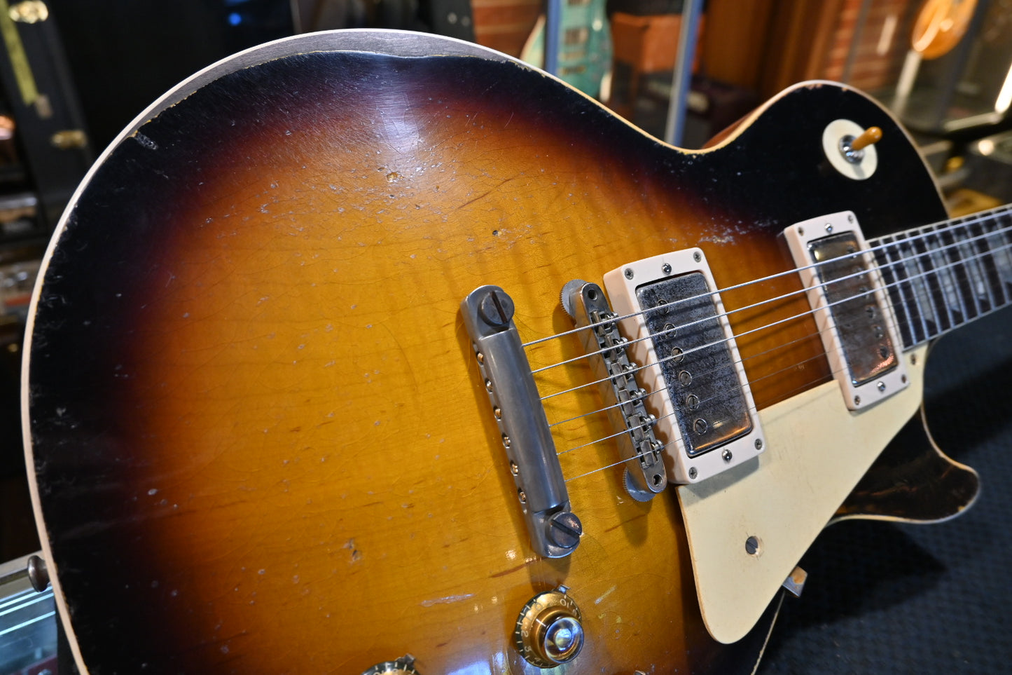 Gibson Custom Shop 1959 Les Paul Standard Reissue Murphy Lab Ultra Heavy Aged - Kindred Burst Guitar #3498 - Danville Music