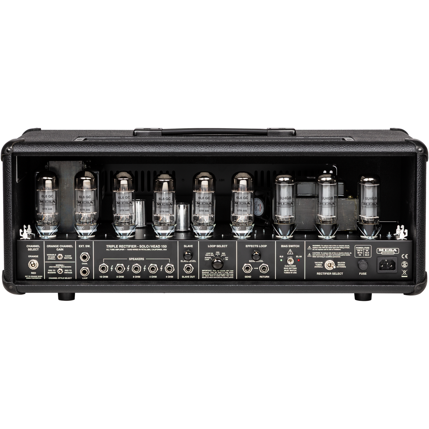 Mesa Boogie 90s Triple Rectifier Solo Head Reissue 2-Channel 150-Watt Guitar Amp Head