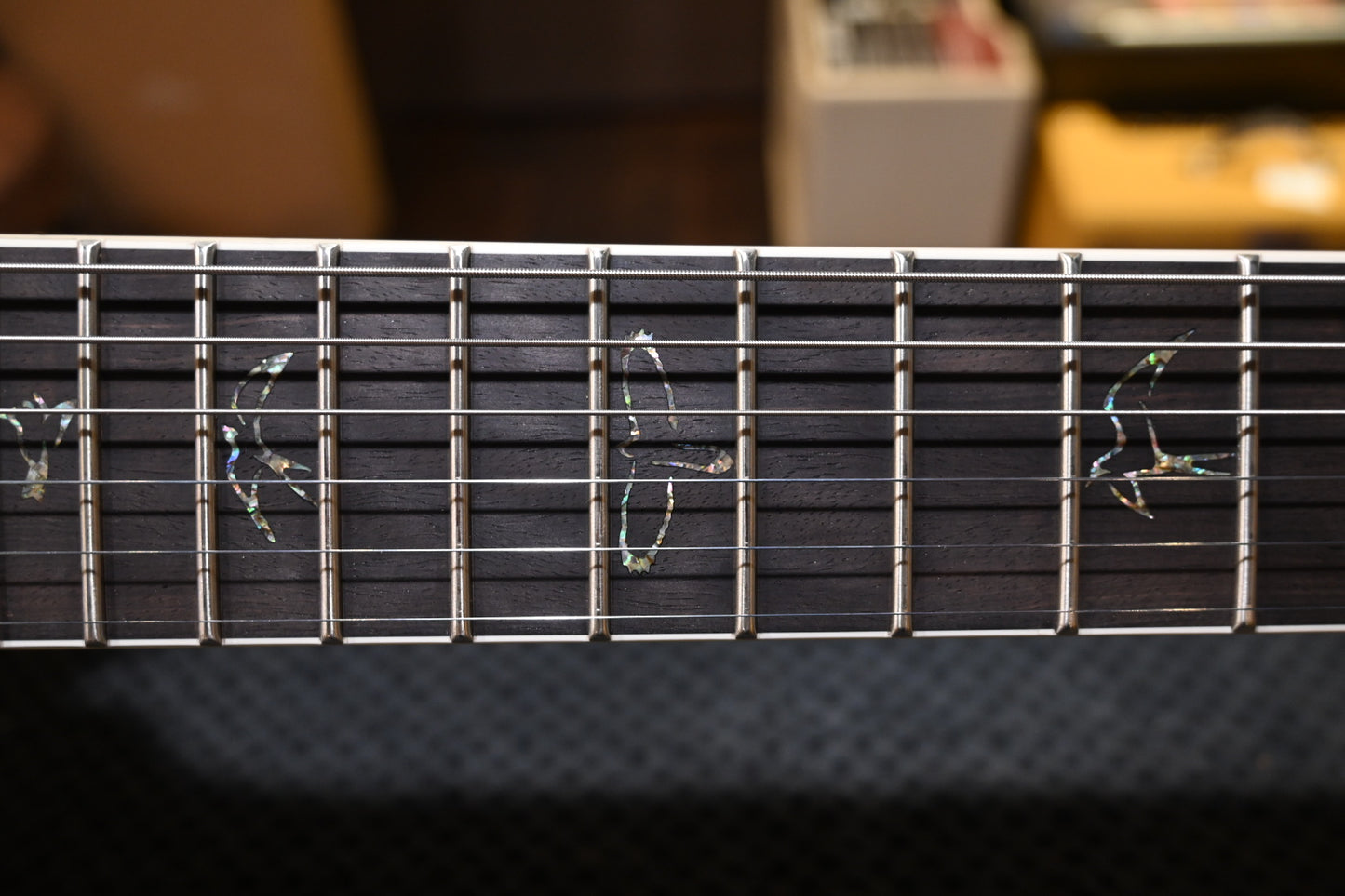 PRS Wood Library Holcomb 10-Top One-Piece Quilt - Charcoal Purple Burst Satin Guitar #2635