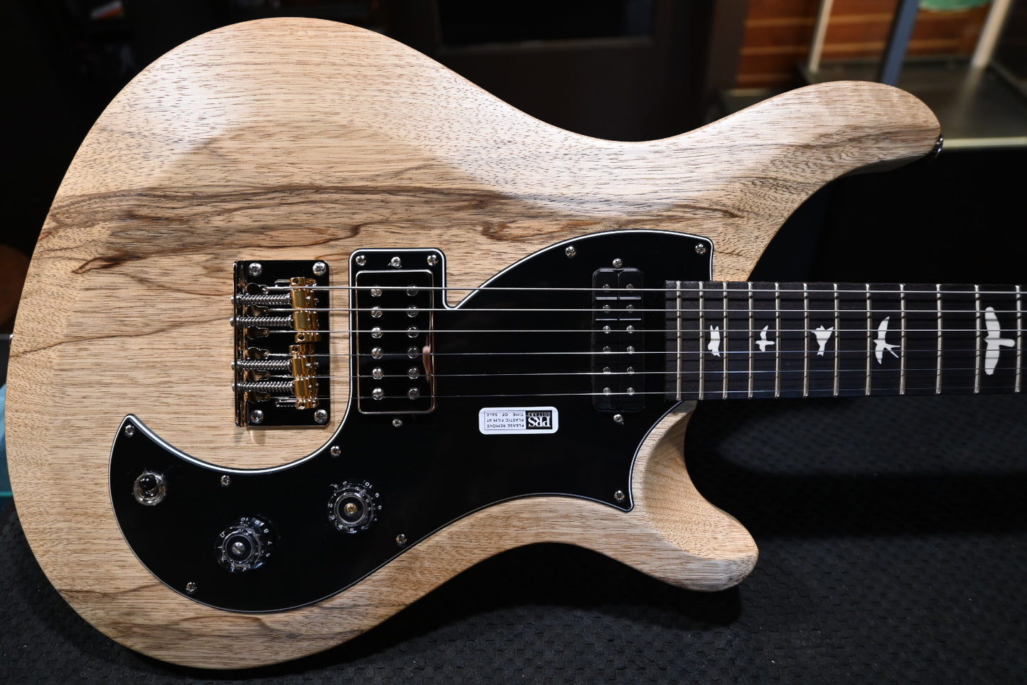 PRS S2 Vela Black Limba Limited Edition Satin - Natural Guitar #8504 - Danville Music