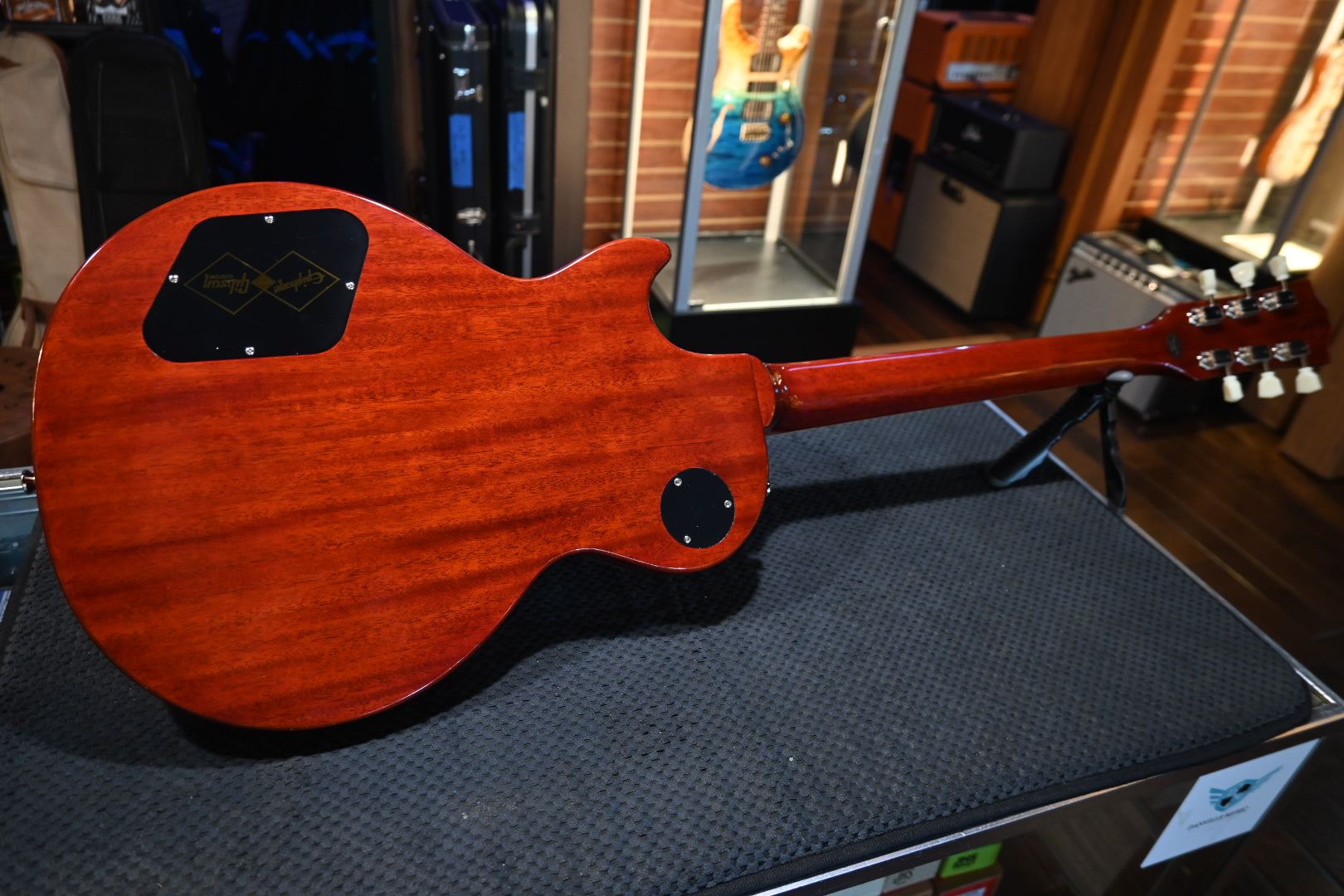 Epiphone Inspired by Gibson Custom 1959 Les Paul Standard Reissue - Washed Bourbon Burst Guitar #0100 - Danville Music