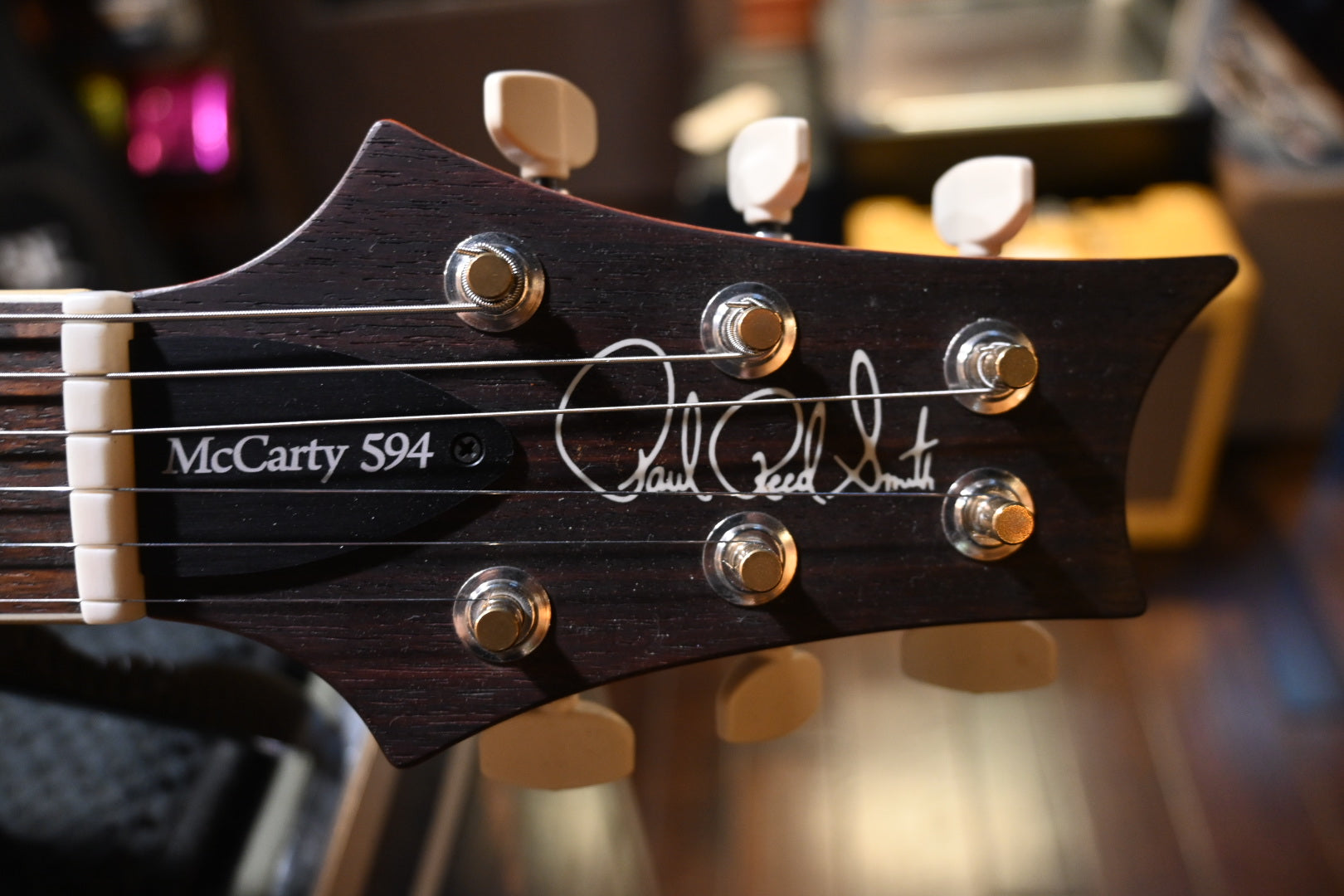 PRS McCarty 594 Hollowbody II - Midnight Gold Flake Guitar #4704 - Danville Music