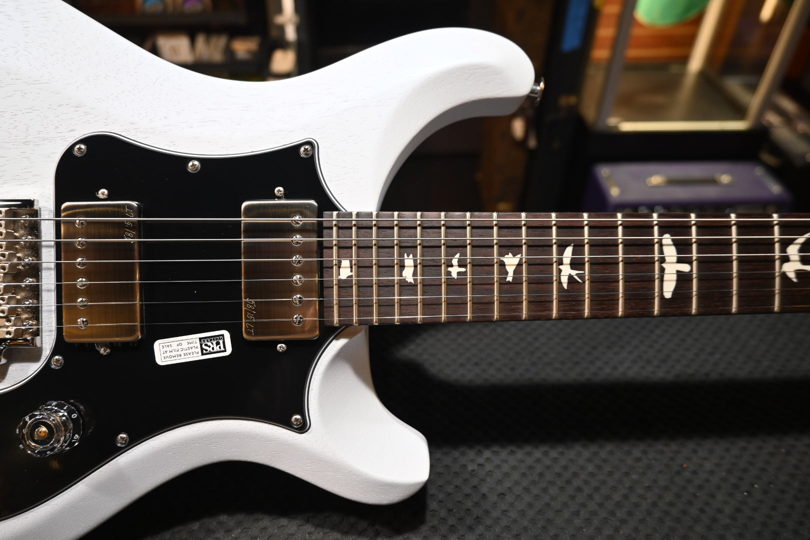 PRS S2 Standard 24 Satin - Pearl White Guitar #2553 - Danville Music