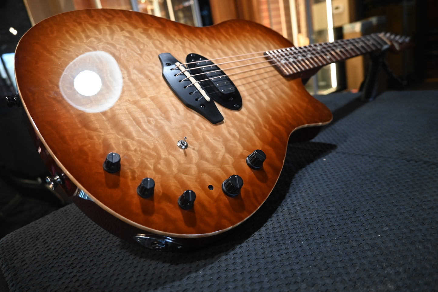 Tom Anderson Crowdster Plus 2008 - Autumn Edge Burst Guitar #008A - Danville Music