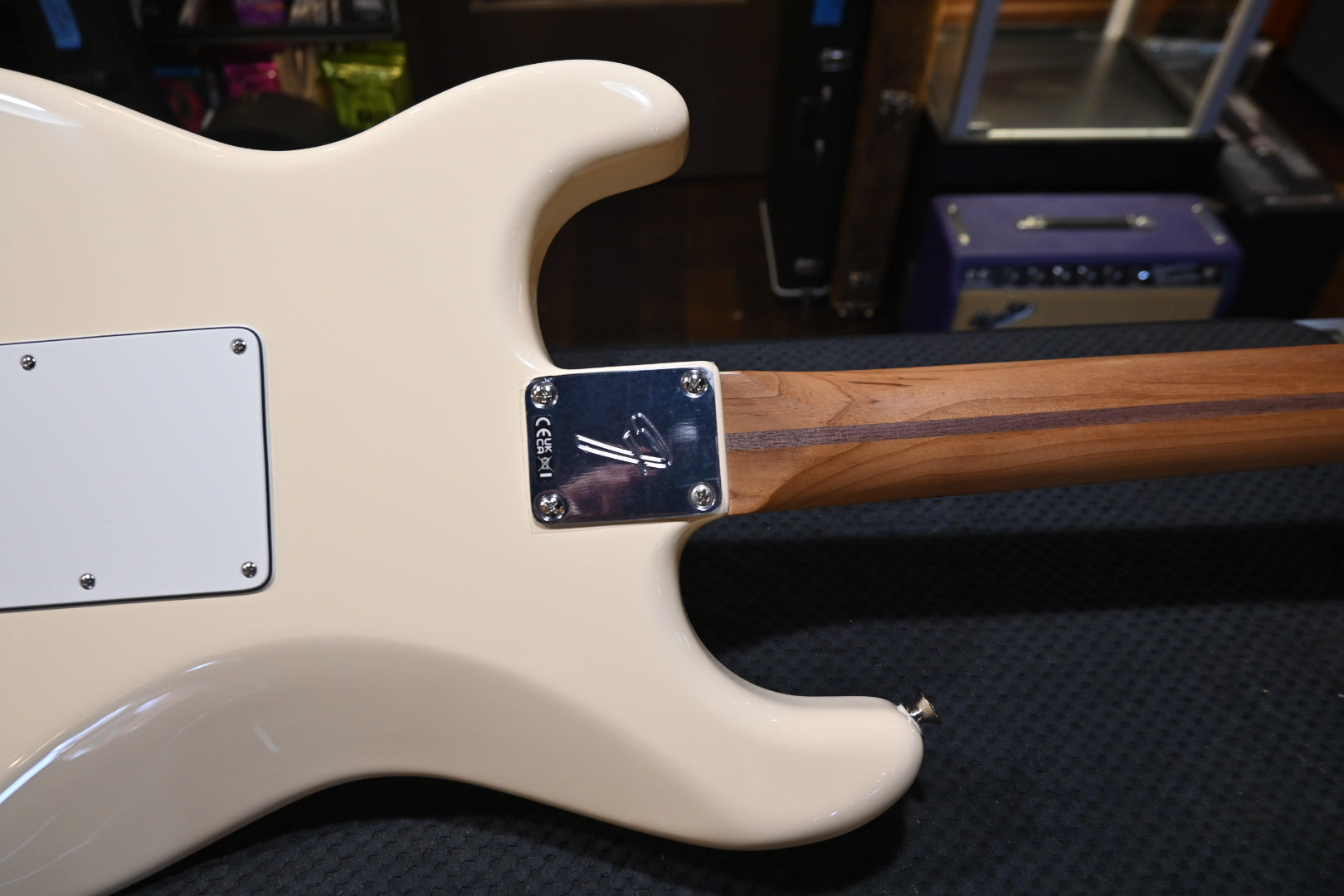 Fender Limited Edition Player II Stratocaster Roasted Maple - Olympic White Guitar #7764 - Danville Music
