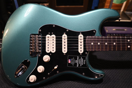 Fender American Professional Classic Stratocaster HSS - Sherwood Green Metallic Guitar #1615 - Danville Music