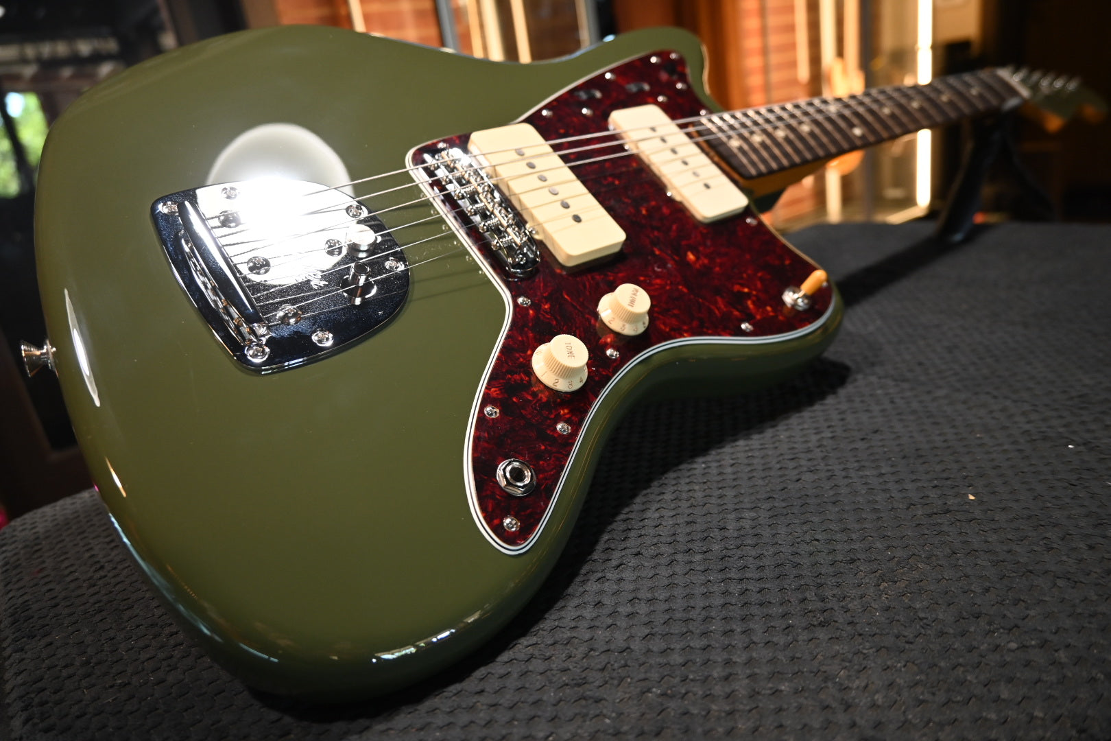 Fender Dealer Exclusive Vintera II ‘50s Jazzmaster - Olive Guitar #1900 - Danville Music