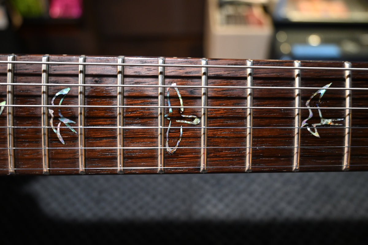 PRS Wood Library Custom 24 Piezo Brazilian 2014 - Violet Blue Burst Guitar #2544