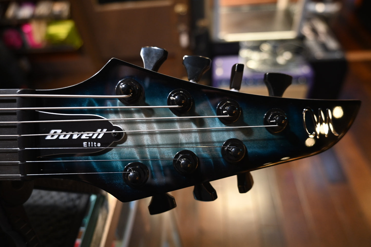 Mayones Duvell Elite 7 - Turquoise Iris Guitar #6109