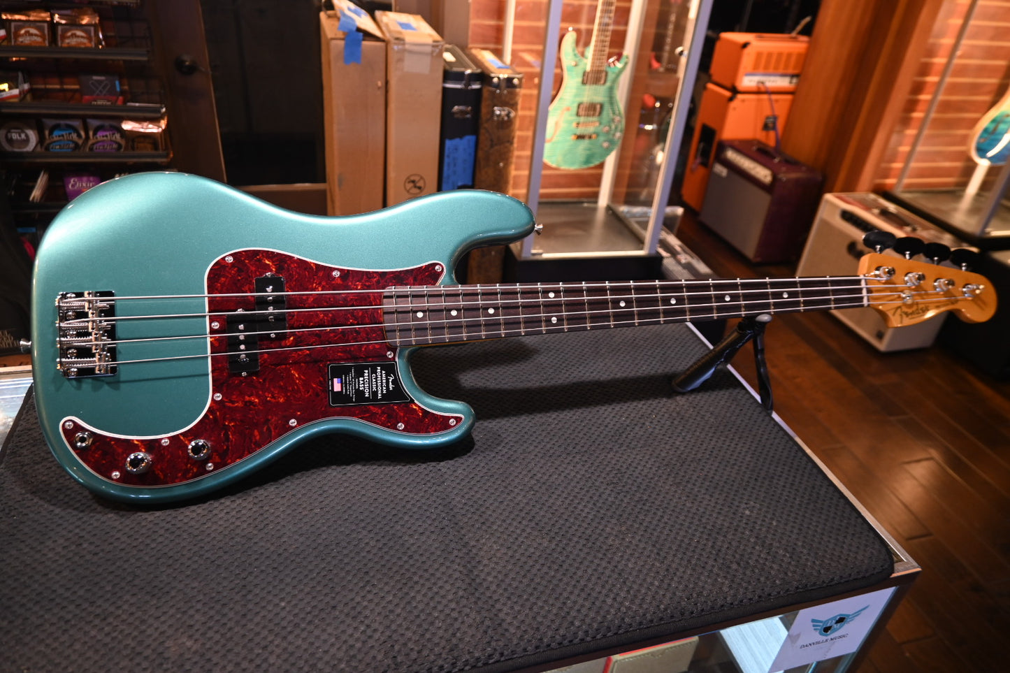 Fender American Professional Classic Precision Bass - Faded Sherwood Green Metallic Bass #2472