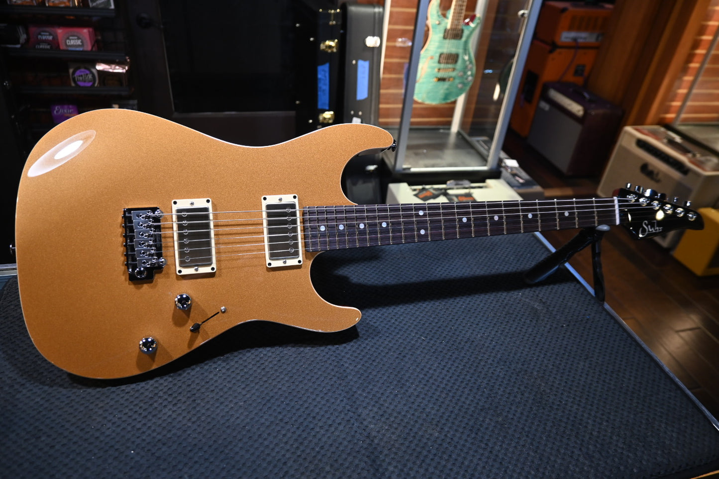 Suhr Pete Thorn Signature Series Standard HH - Gold Guitar #0522 - Danville Music