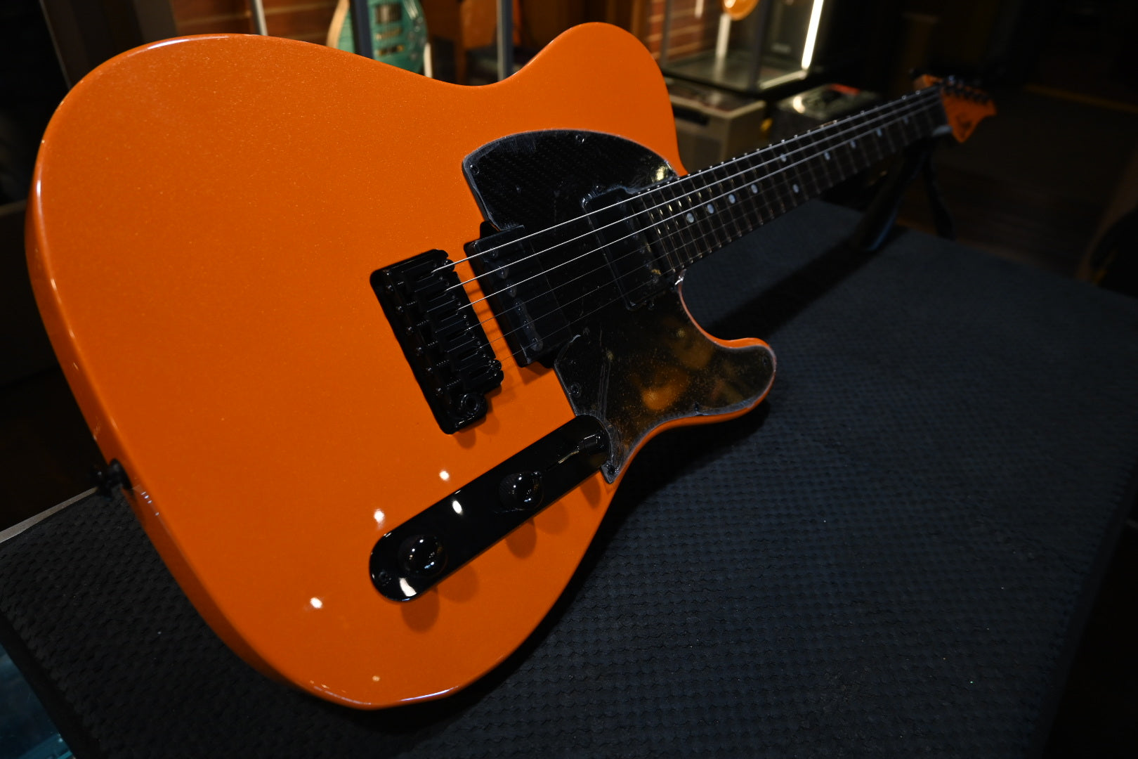 Suhr Andy Wood 10th Anniversary Signature Series Modern T - Arancio Orange Guitar #2291 - Danville Music