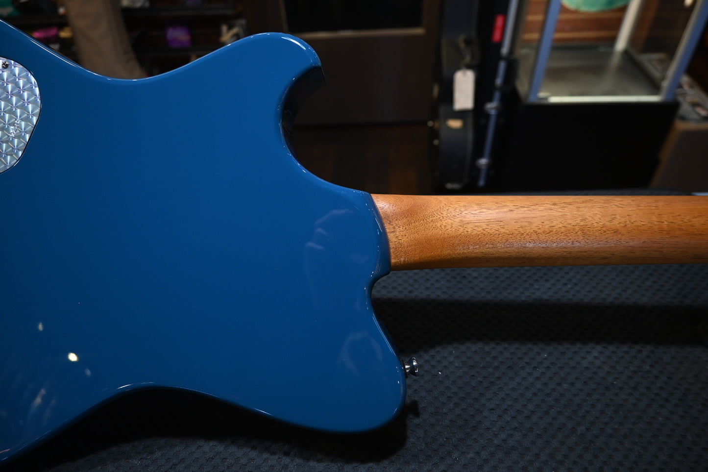 Powers Electric A-Type PF42 CamTail - Larkspur/Oslo Blue Guitar #B274 - Danville Music