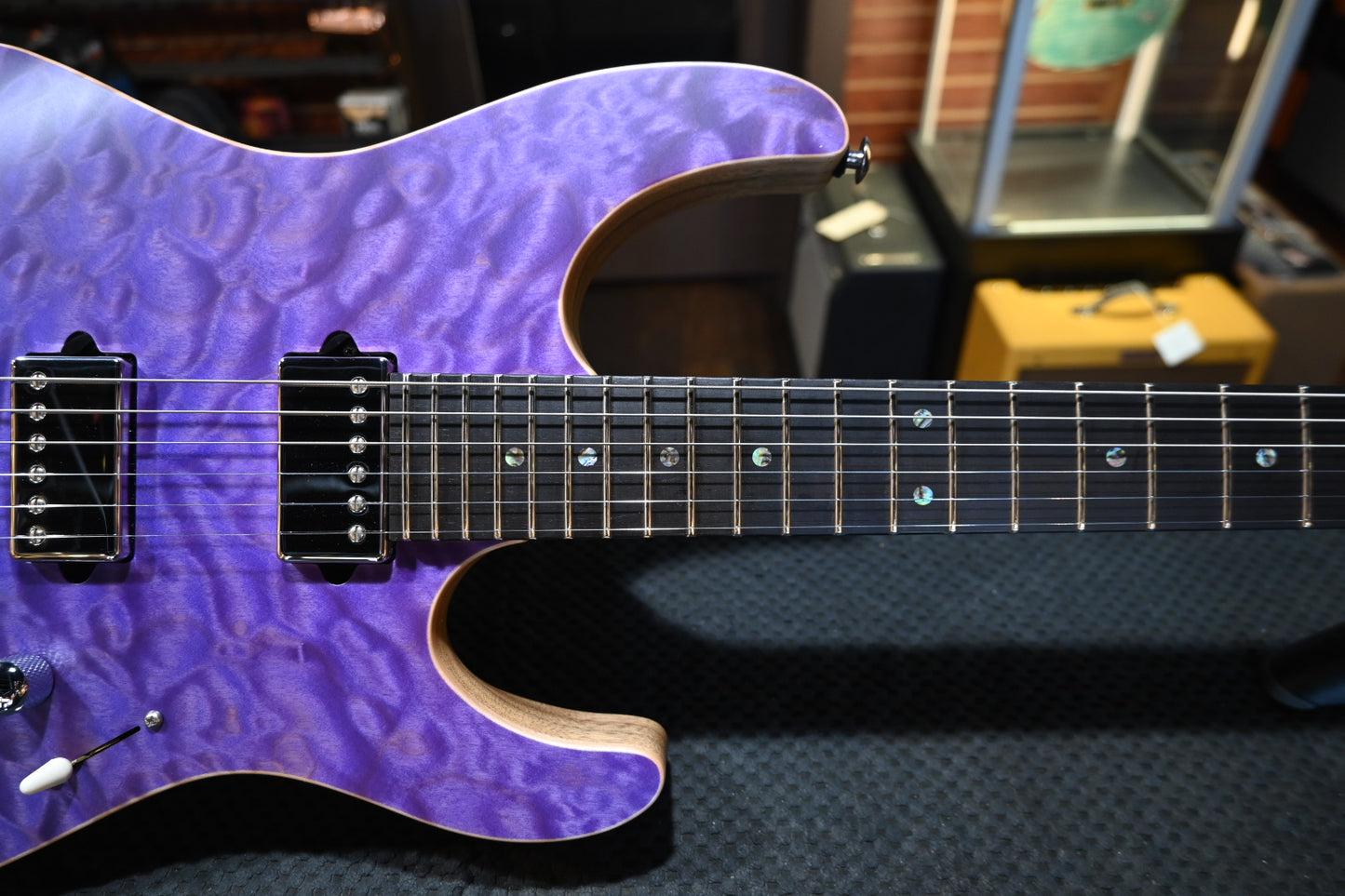 Suhr Custom Modern - Trans Purple Satin Guitar #6331 USED