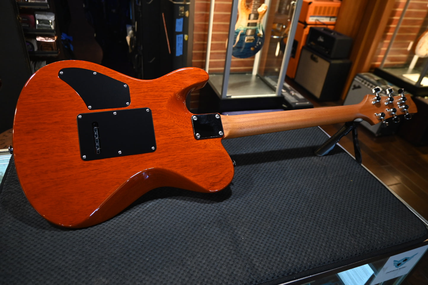 Suhr Oso Figured Maple - Custom Orange Stain Guitar #9358