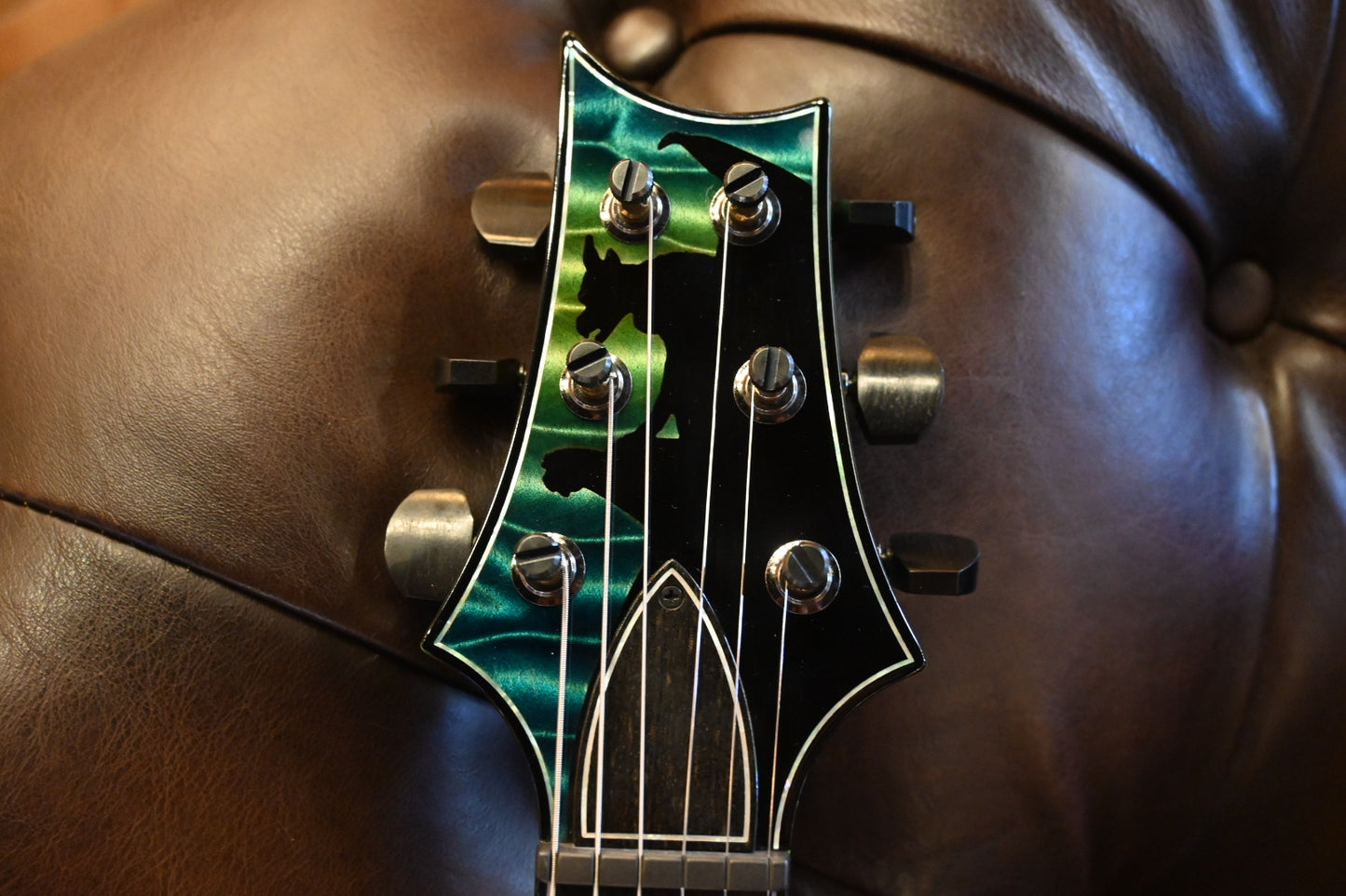 PRS Private Stock Special Semi-Hollow Gothic - Laguna Glow Guitar #10568 - Danville Music