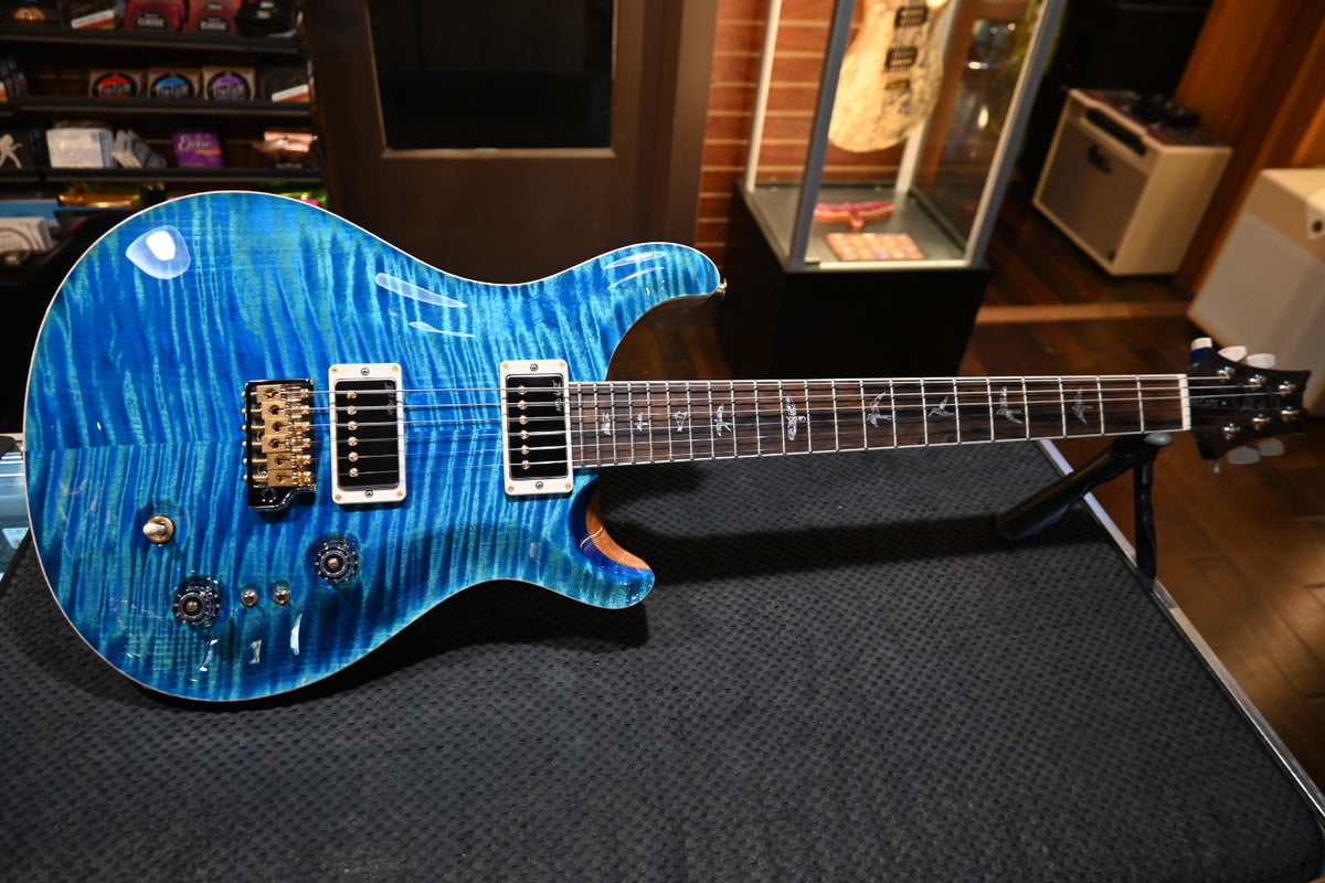 PRS Select Wood Library McCarty 594 Tremolo 10-Top “408” Switching - Arctic Blue Guitar #1598