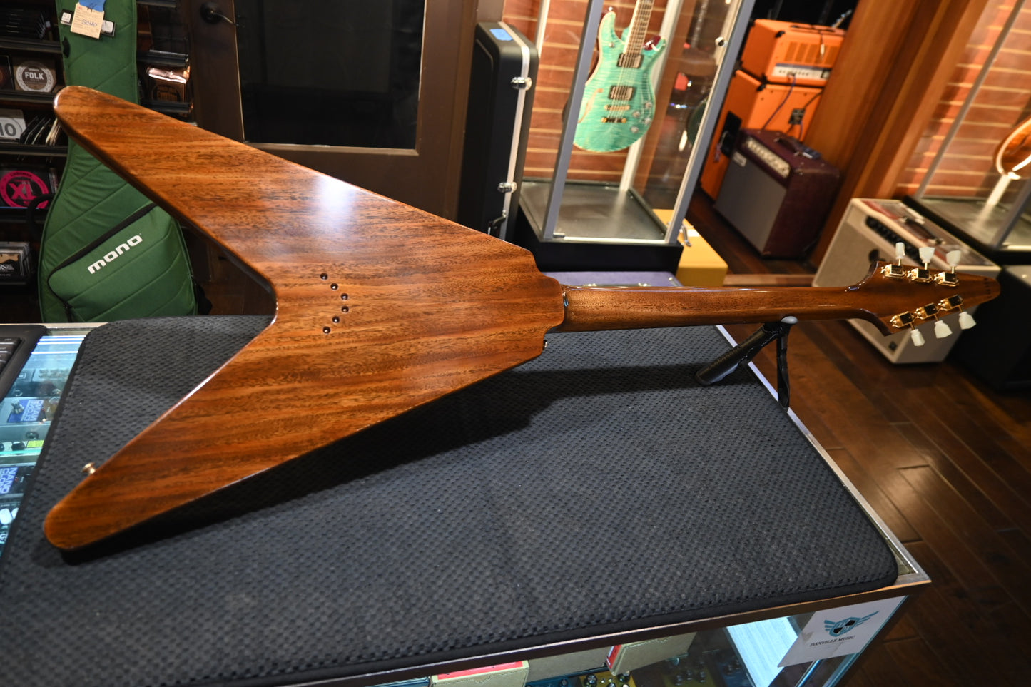 Gibson Custom Shop 1958 Mahogany Flying V Reissue VOS - Antique Natural Guitar #1265 - Danville Music