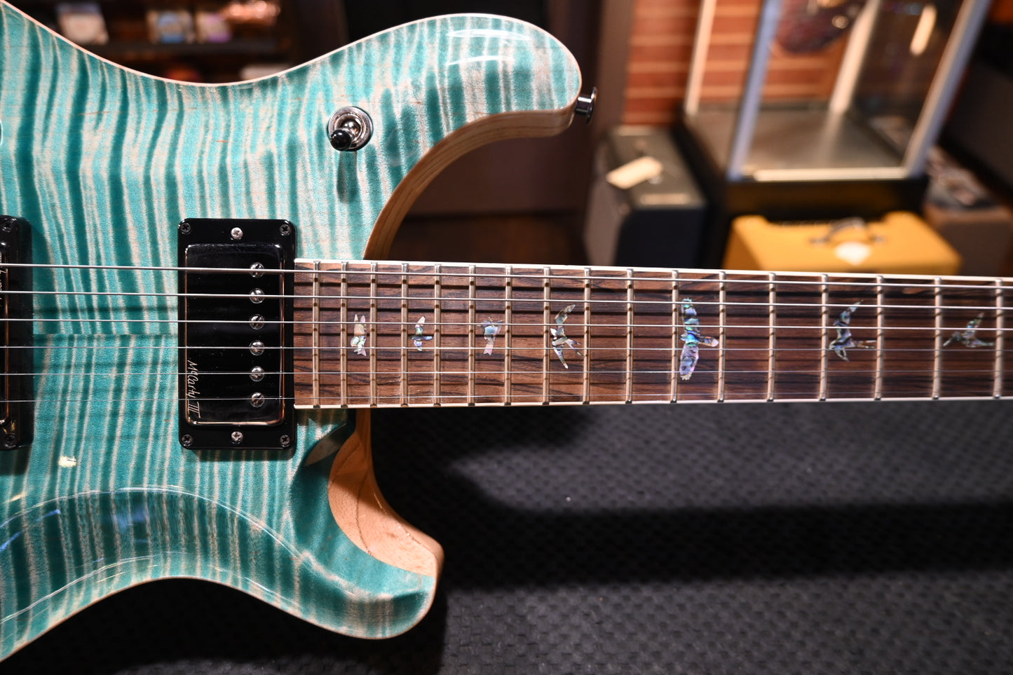PRS Wood Library McCarty 594 Semi-Hollow Danville Music 35th Anniversary Artist Top 2025 - Bahamian Blue Guitar #8196