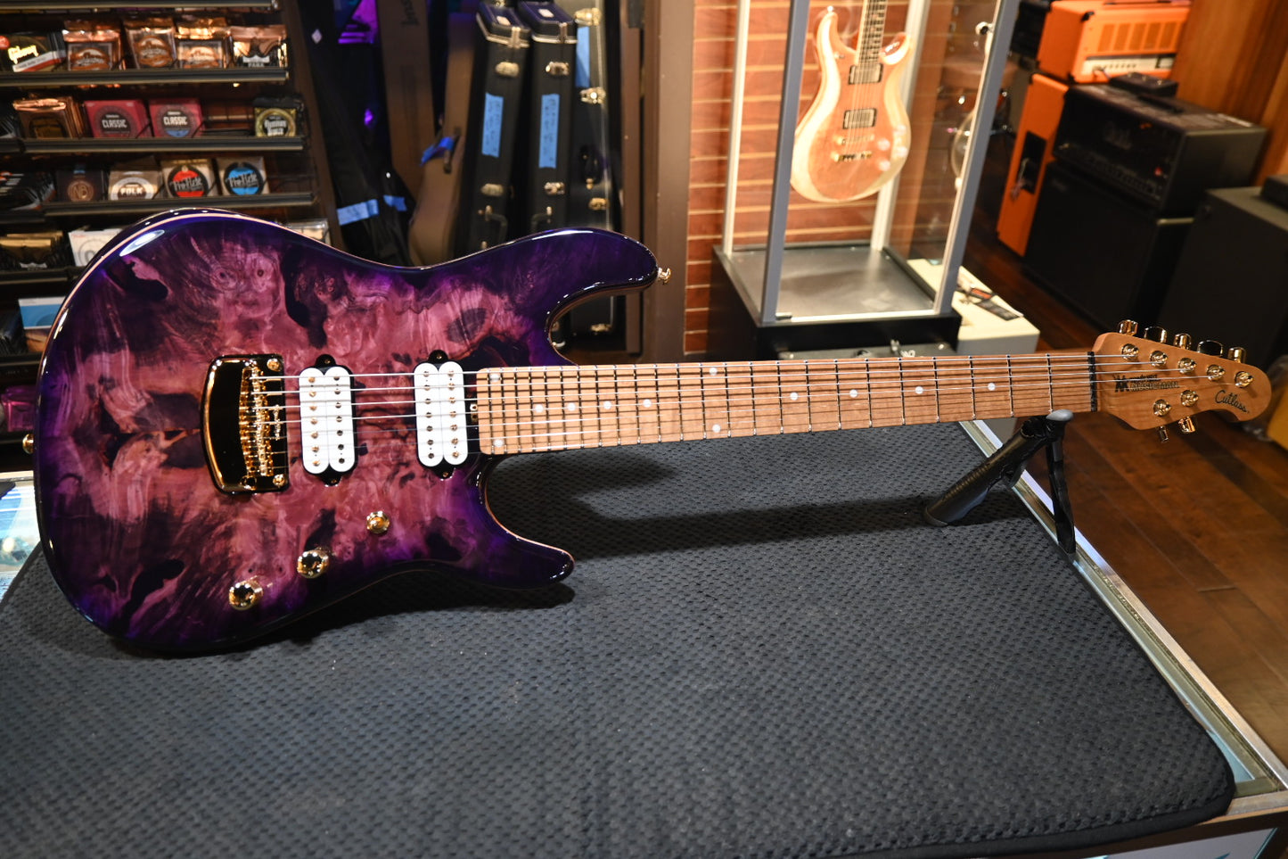 Music Man Jason Richardson 7-String Cutlass - Majora Purple Guitar #1268