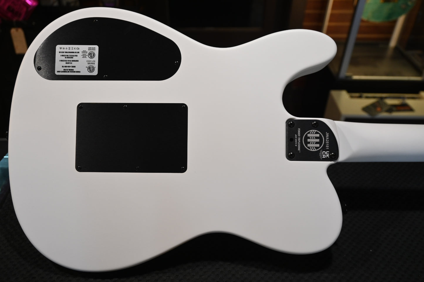 Fender Jack Whit Signature Triplesonic - Arctic White Guitar - Danville Music
