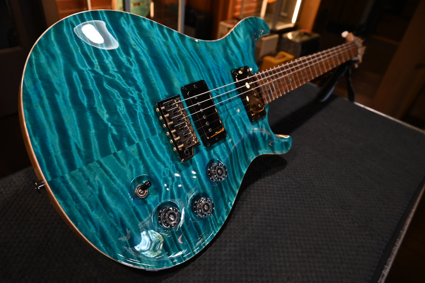 PRS Wood Library DGT 10–Top Quilt - Carroll Blue Guitar #2069 - Danville Music