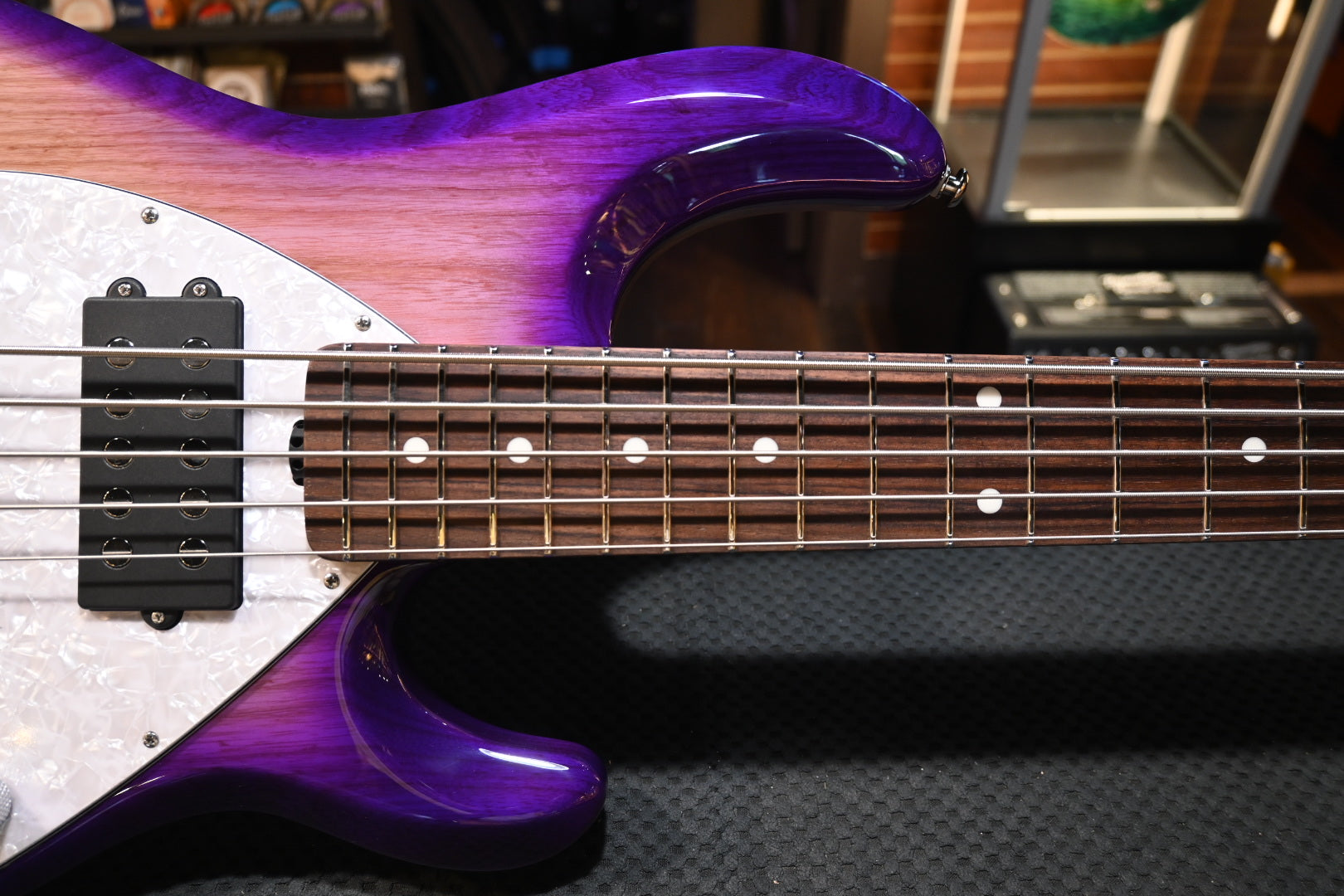 Music Man Stingray Special 5 HH - Purple Sunset Bass #4963 - Danville Music