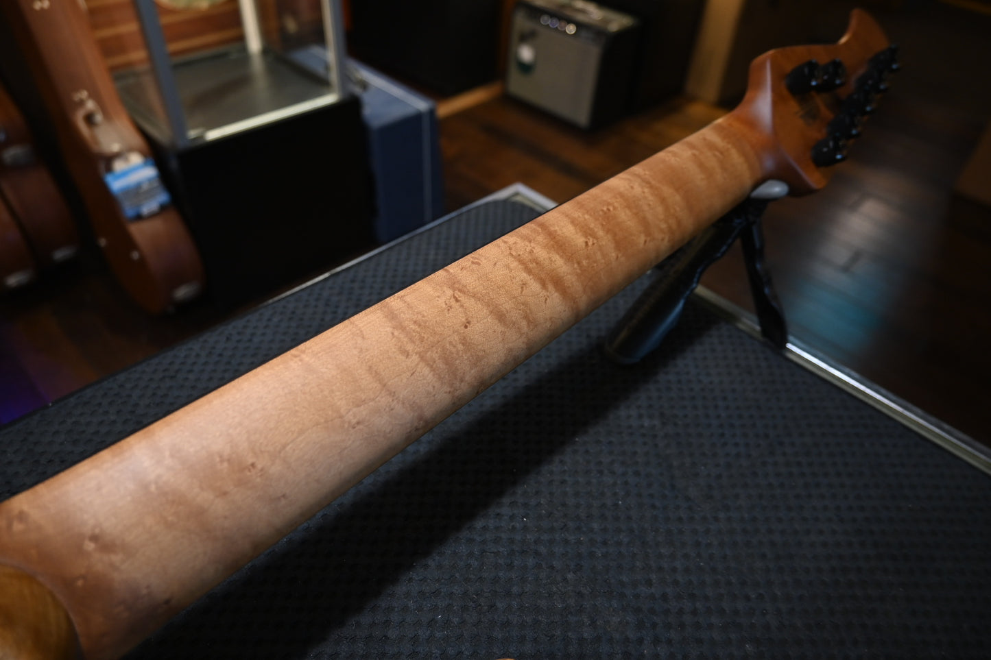 Music Man Kaizen 7 LTD - Black Limba Guitar #2227