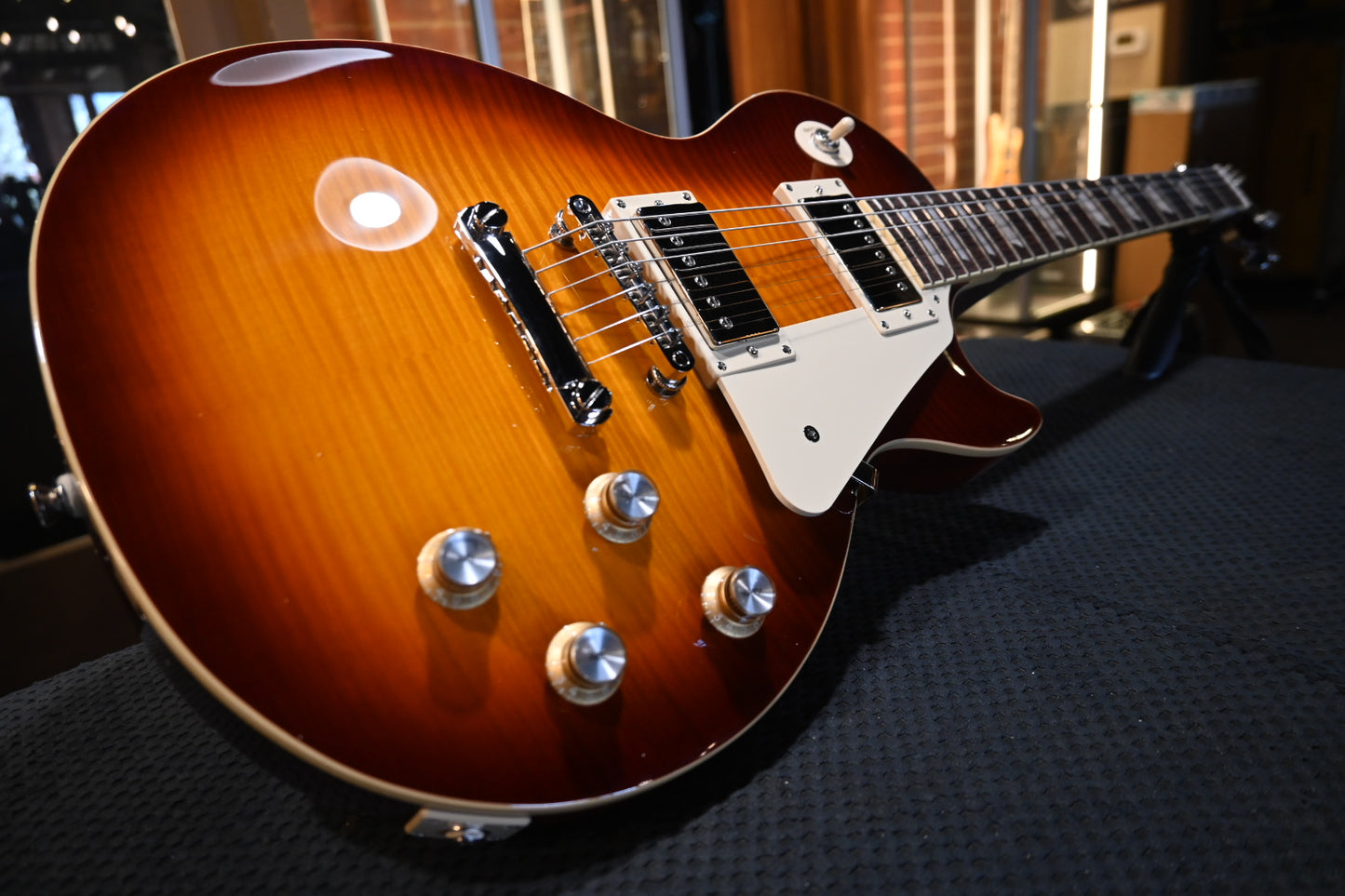 Epiphone Les Paul Standard ‘60s Figured - Iced Tea Burst Guitar #6831 - Danville Music