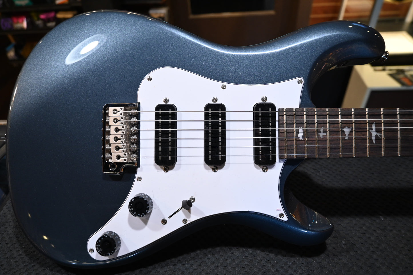 PRS SE NF3 Rosewood - Gun Metal Grey Guitar #5534 USED - Danville Music