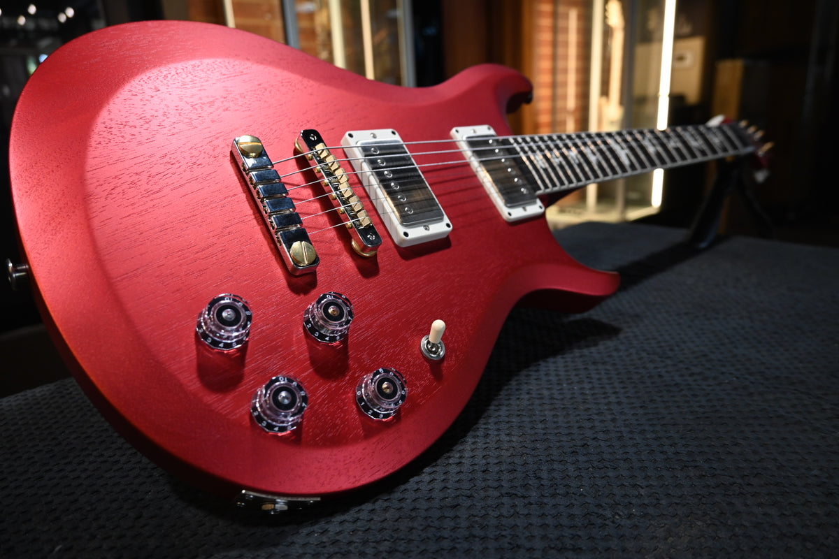 PRS S2 McCarty 594 Thinline Standard Satin - Red Apple Metallic Guitar #5050