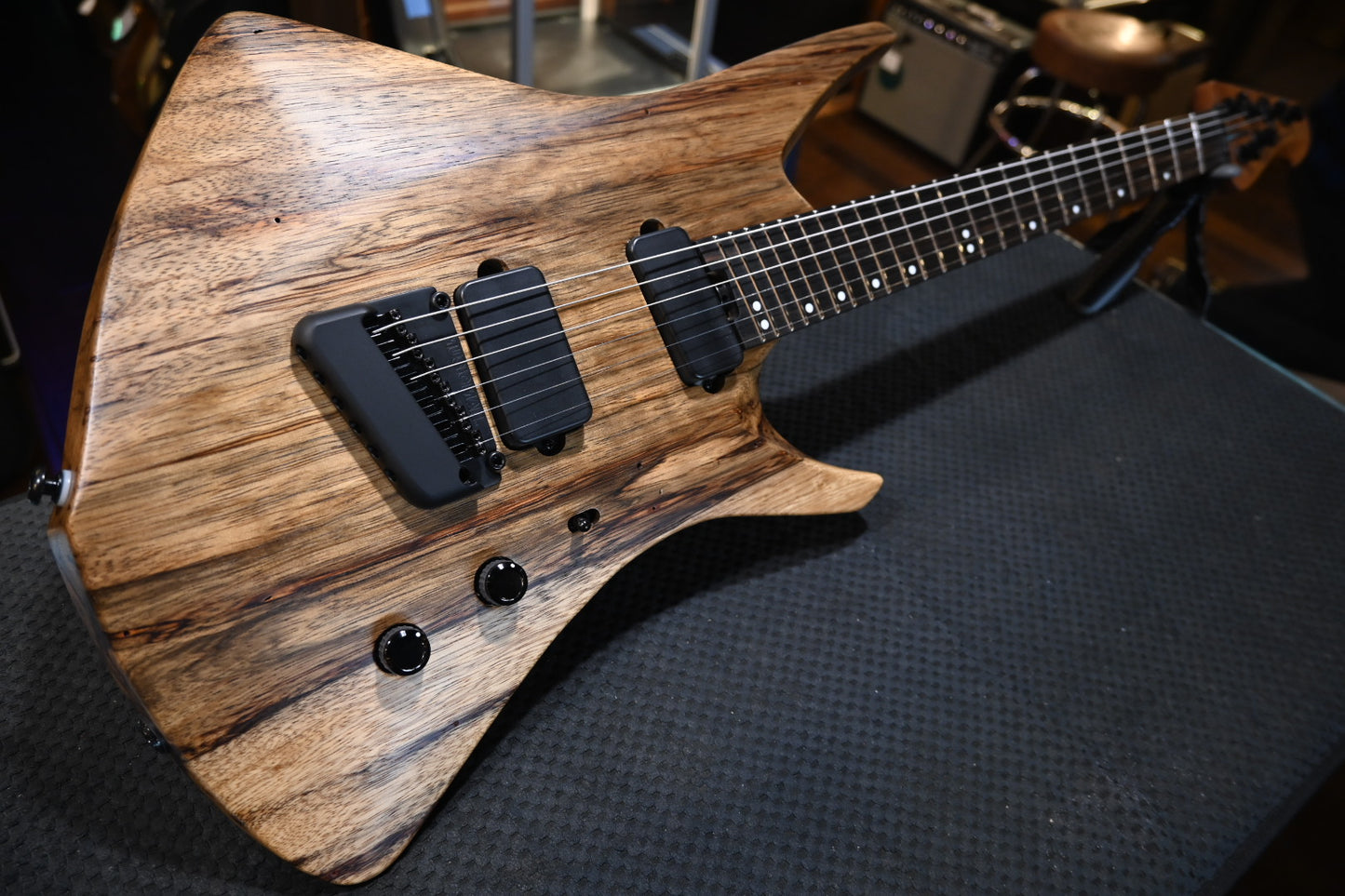 Music Man Kaizen 6 LTD - Black Limba Guitar #2213