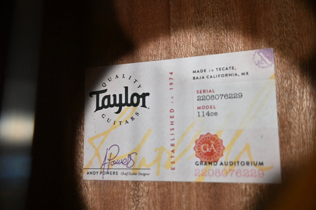 Taylor 114ce Guitar #6229