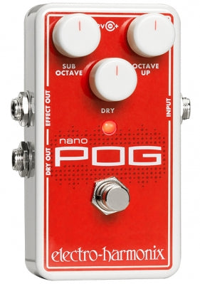EHX Electro-Harmonix Nano POG Polyphonic Octave Generator Effect Pedal