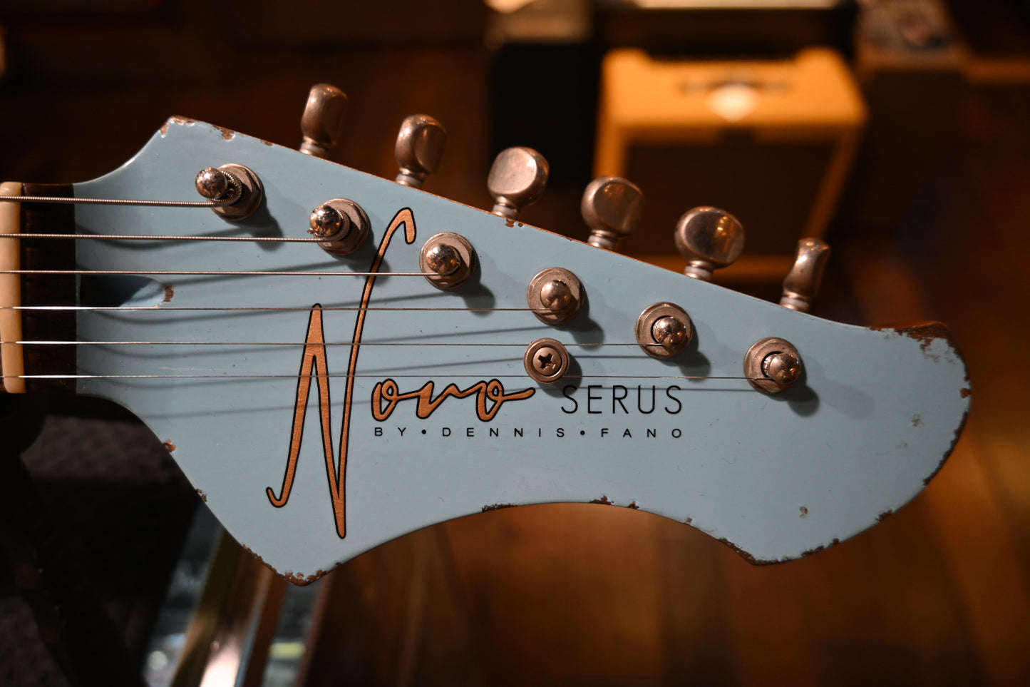 Novo Serus J Limited - Daphne Blue over '64 3-Tone Burst Guitar #6604
