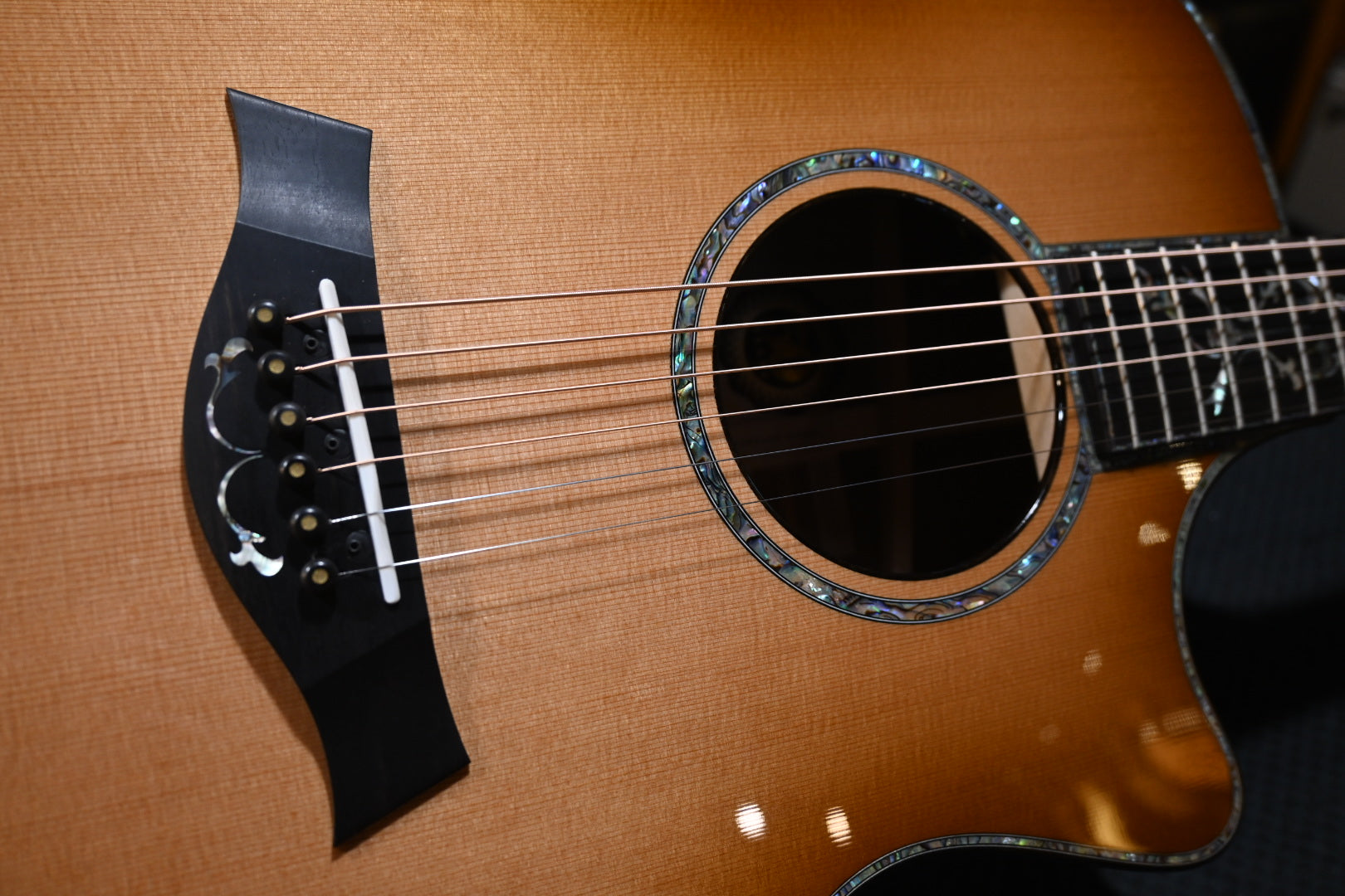 Taylor 50th Anniversary PS14ce LTD Cedar/Claro Walnut Guitar #3100 - Danville Music