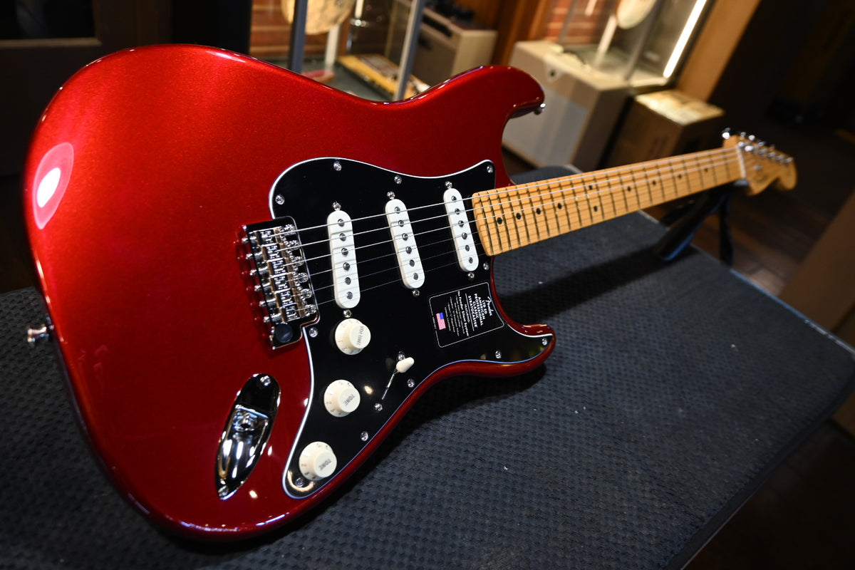Fender Limited Edition American Professional Classic Stratocaster w/ Silent System - Candy Apple Red Guitar #4487