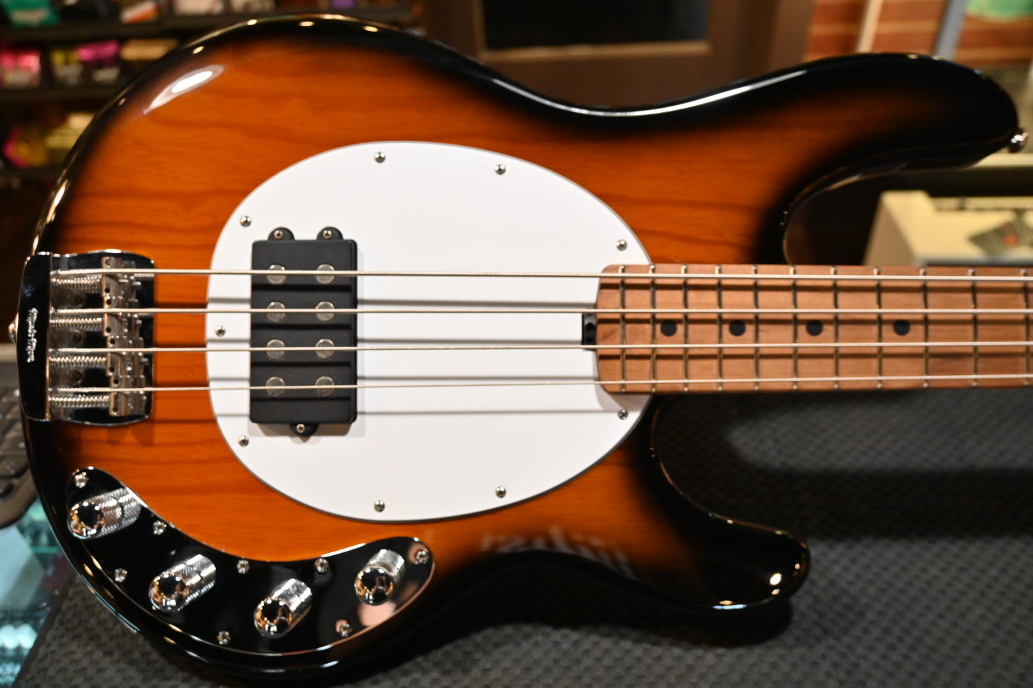 Music Man Stingray Special H - Vintage Tobacco Bass #3595 USED - Danville Music