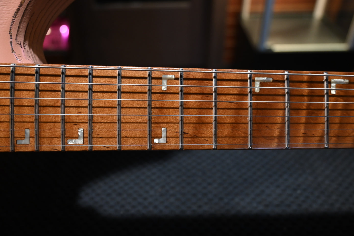 Kauer Electronliner 2026 - Weathered Shell Pink over 3-Tone Sunburst Guitar #157