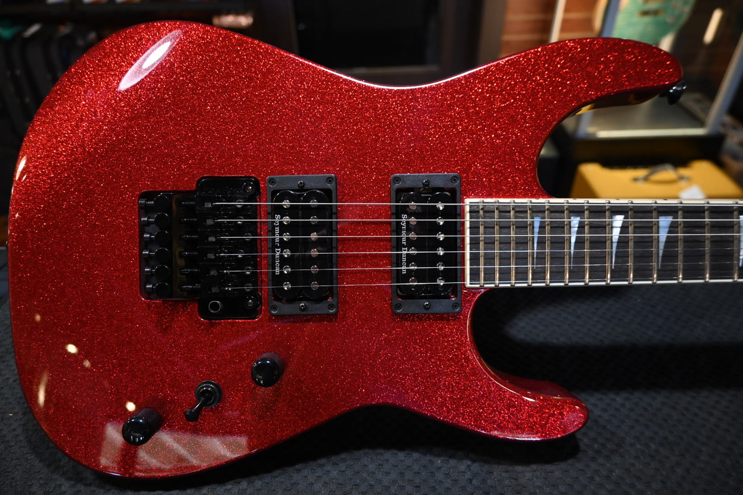Jackson Custom Shop SLV 2H FR 2024 - Red Sparkle Guitar #1007