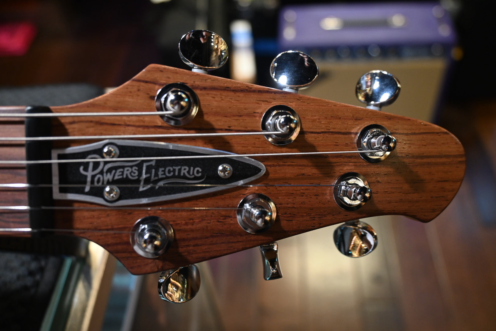 Powers Electric A-Type Select Maple FF42 Hard Tail - Wild Honey Burst Guitar #B101 - Danville Music