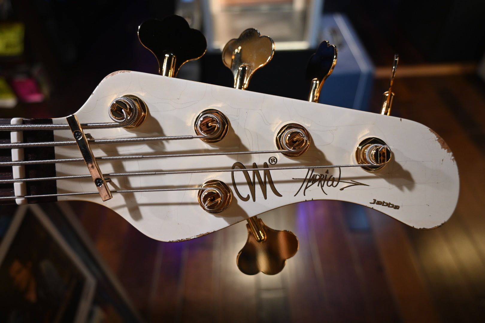 Mayones Jabba HF Aged Blonde 5 - Monolith Aged Blond Nitro Bass #1340 - Danville Music