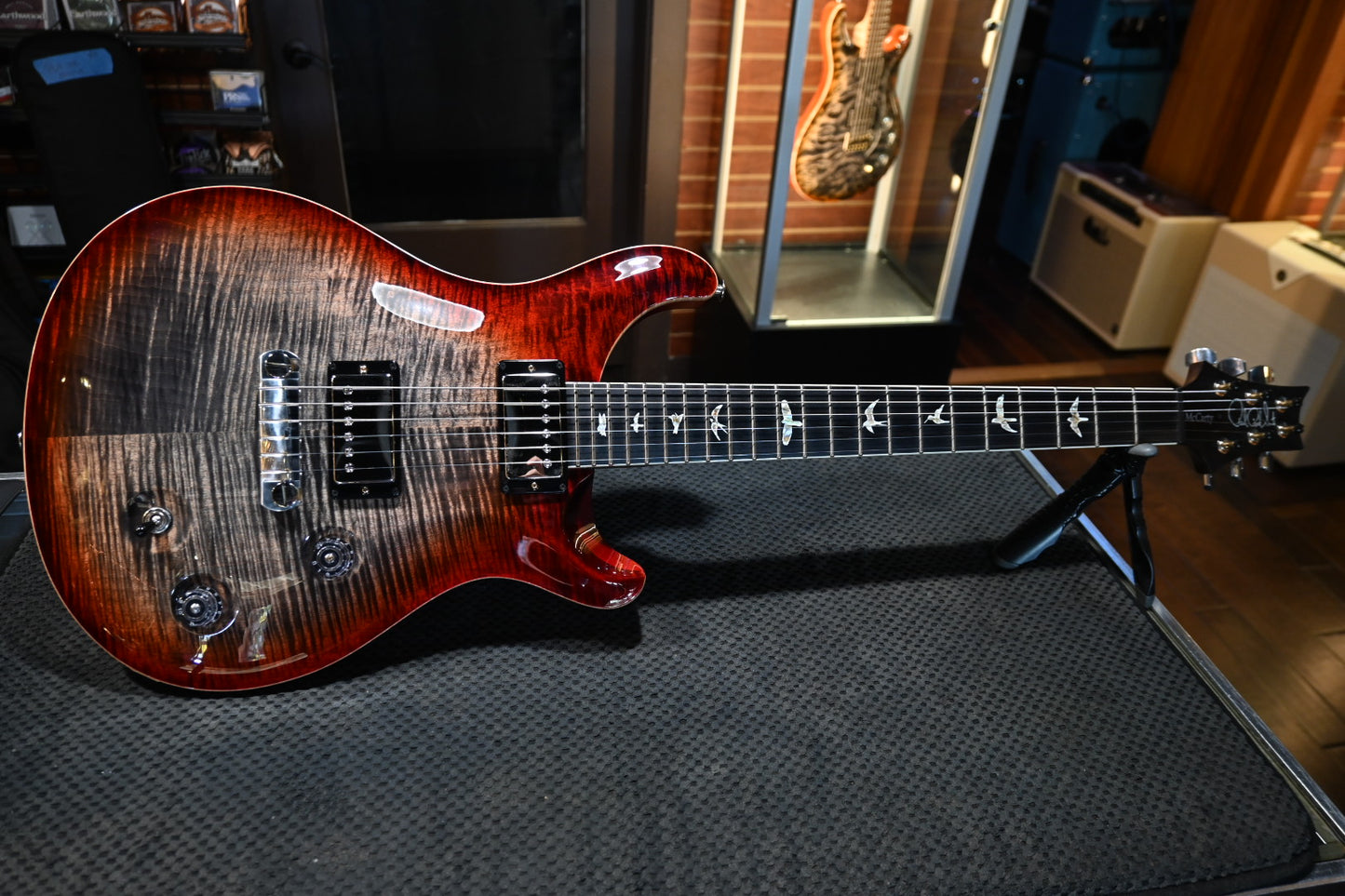 PRS Wood Library McCarty 10-Top - Charcoal Cherry Burst Guitar #9552